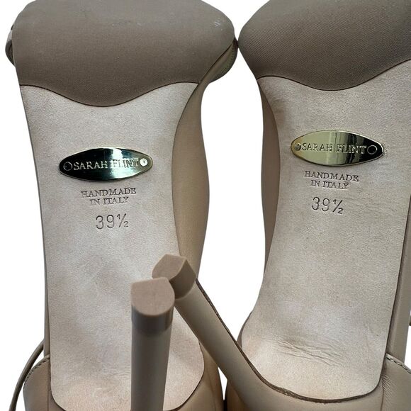 Sarah Flint Perfect Sandal 85 In Sand Calf Size 39.5 - Picture 10 of 10